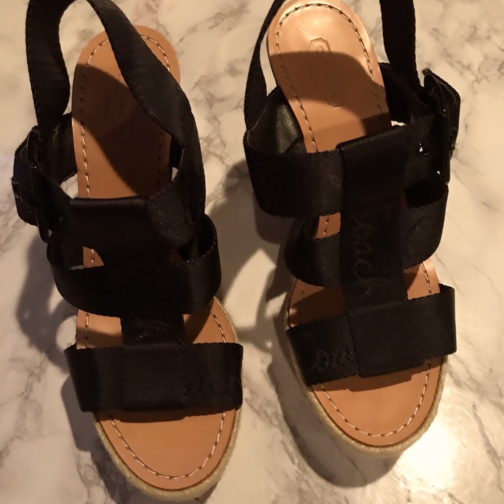 Brand New Coach Wedge Shoes size 7.5